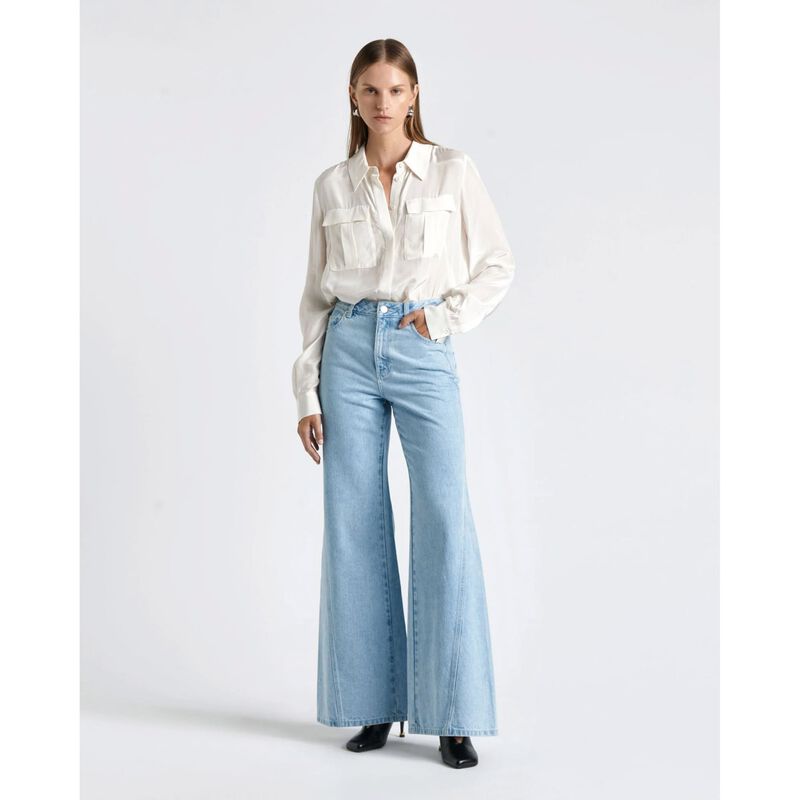 Cue Vintage Wash Denim Jean image number 3